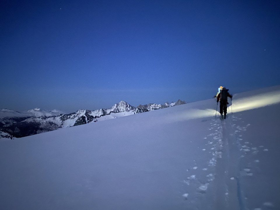 8 sunset on the conrad icefield