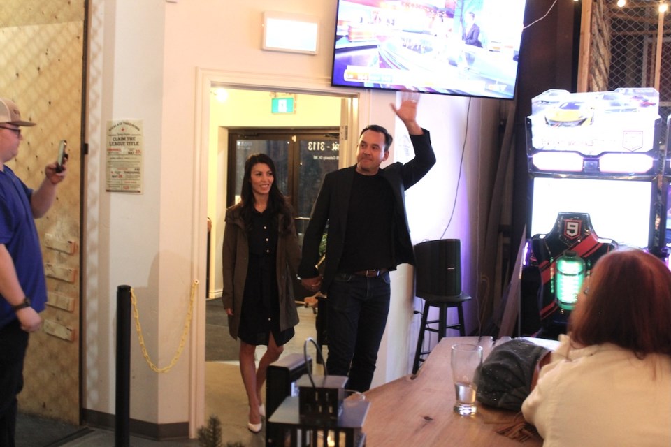 Re-elected Airdrie-Cochrane MP Blake Richards greeted supporters and had a strong message for the newly elected Liberal minority government at his post-election event at Rival Axe Throwing in Airdrie on April 28.