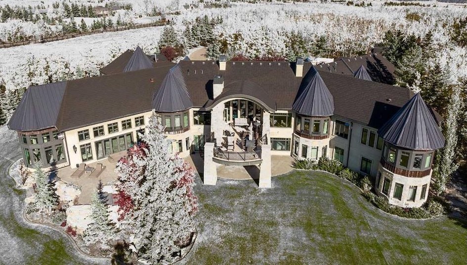 A home at 242249 Westbluff Road in Rocky View County is on the market for $12,950,000.
