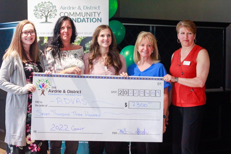 Airdrie and District Victims Assistance Society (ADVAS) received $7,300 from ADCF to provide ongoing community support.
