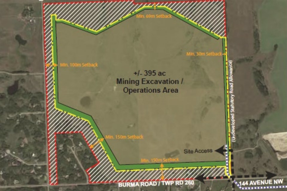 After a two-day public hearing held by Rocky View County council, an application for a proposed Bearspaw gravel pit was rejected. Image from Rocky View County.