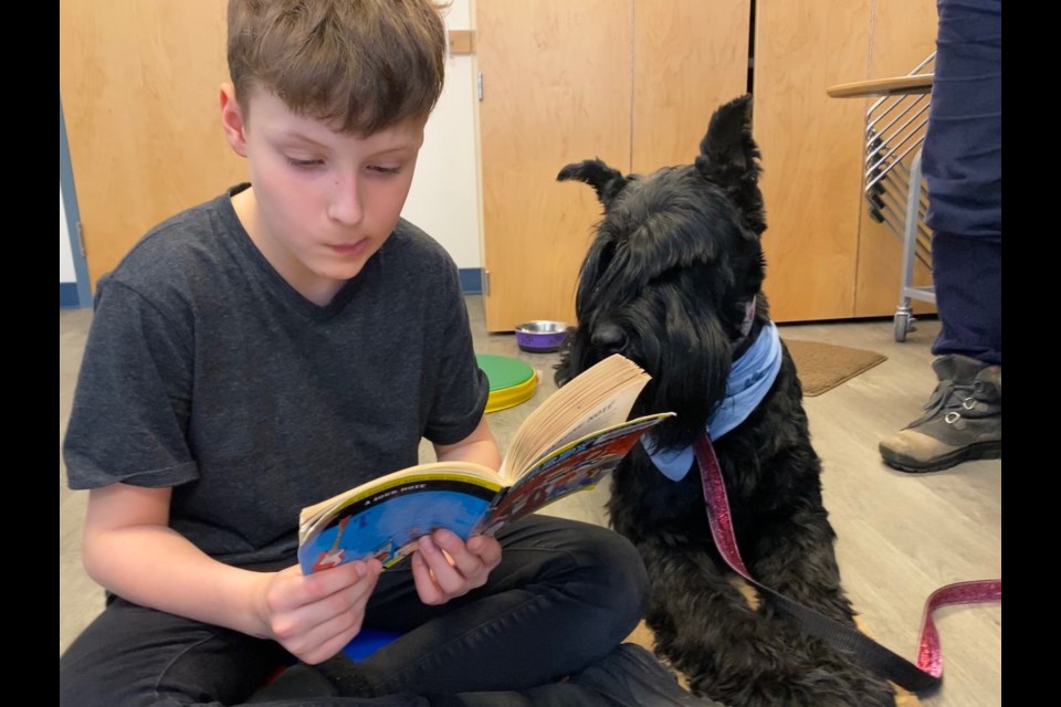 Listening Tales is one of the most popular programs offered at the Airdrie Public Library to help young readers struggling with learning disabilities and readers' anxiety.