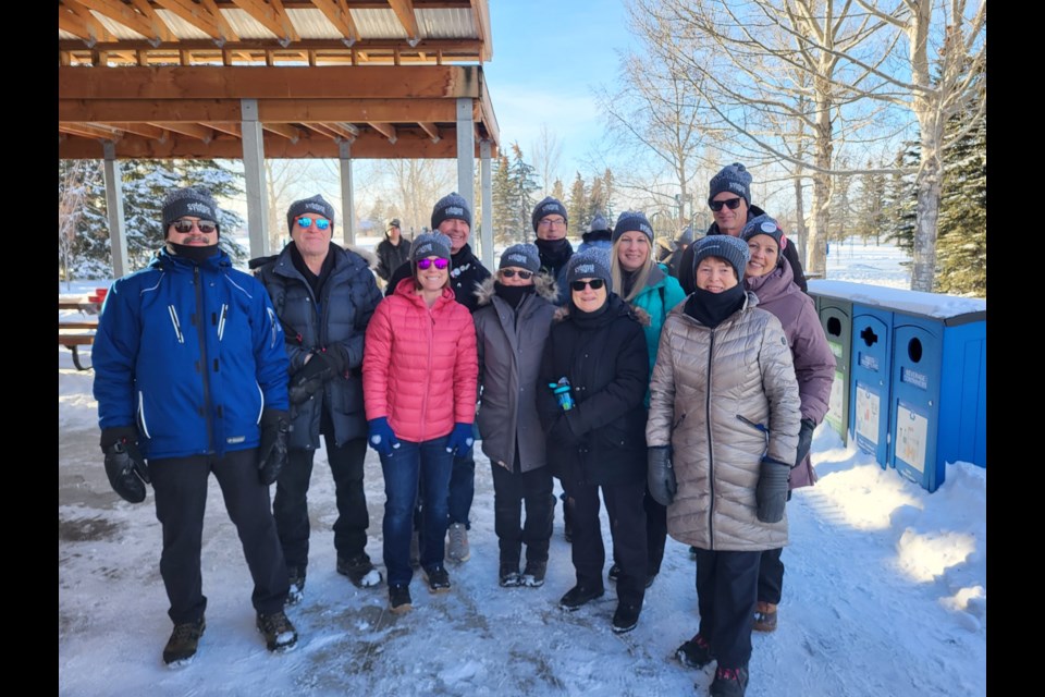 Airdrie P.O.W.E.R's Coldest Night of the Year walk was well attended on Feb. 25. The walk raised nearly $39,000 to support Airdrie P.O.W.E.R's day shelter and other work with vulnerable women in the community. Photo submitted/For Airdrie City View