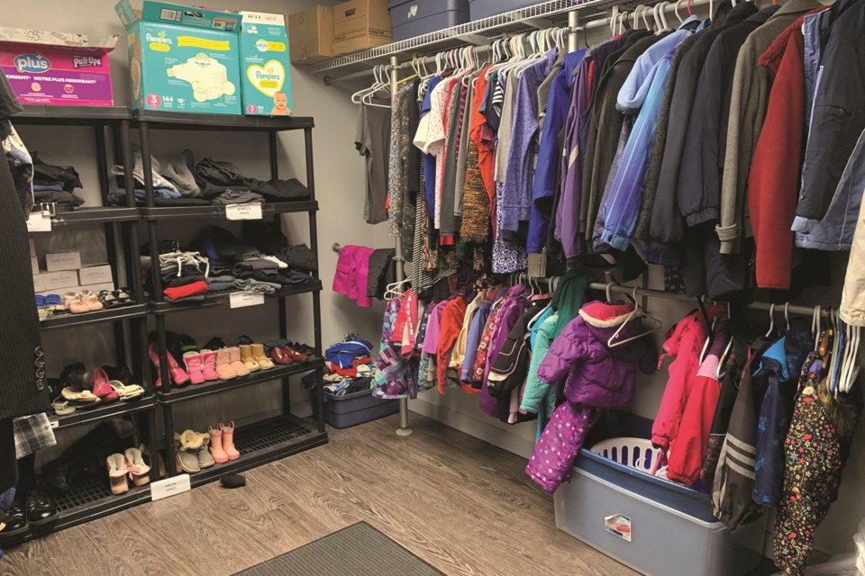 Community Links' donation closet is available to residents who are in need all year round to take or leave an item as they choose. 