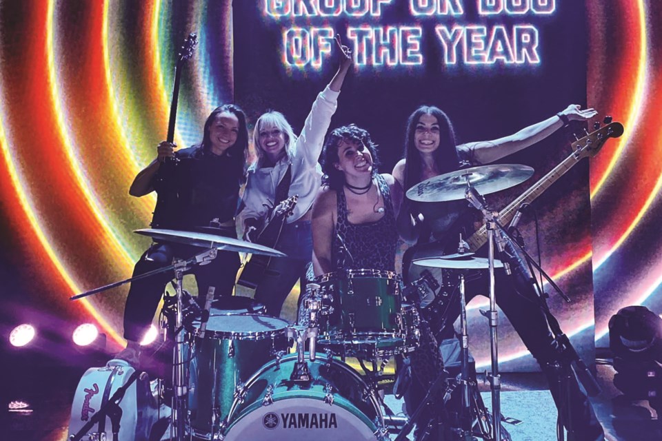 Former Airdronian Katie Rox and her band Nice Horse graced the CCMA stage on Sept. 11, both performing and taking home awards.