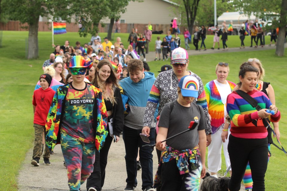 A Pride solidarity walk kicked off Airdrie's Pride Festival on June 18.