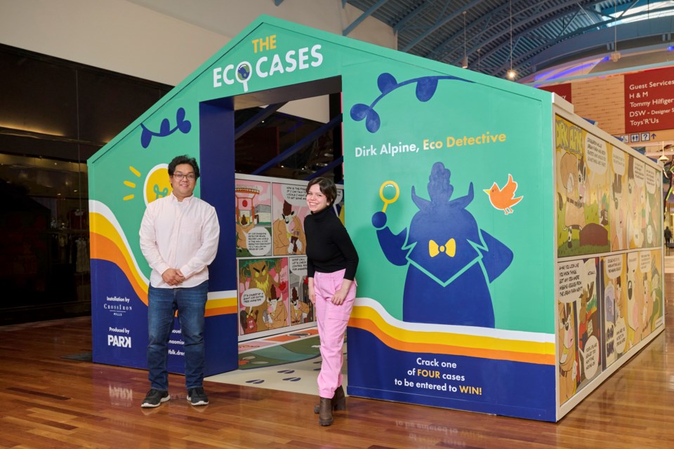 The 2024 Eco Hub project launched on April 18 at Cross Iron Mills Mall in the Balzac area.