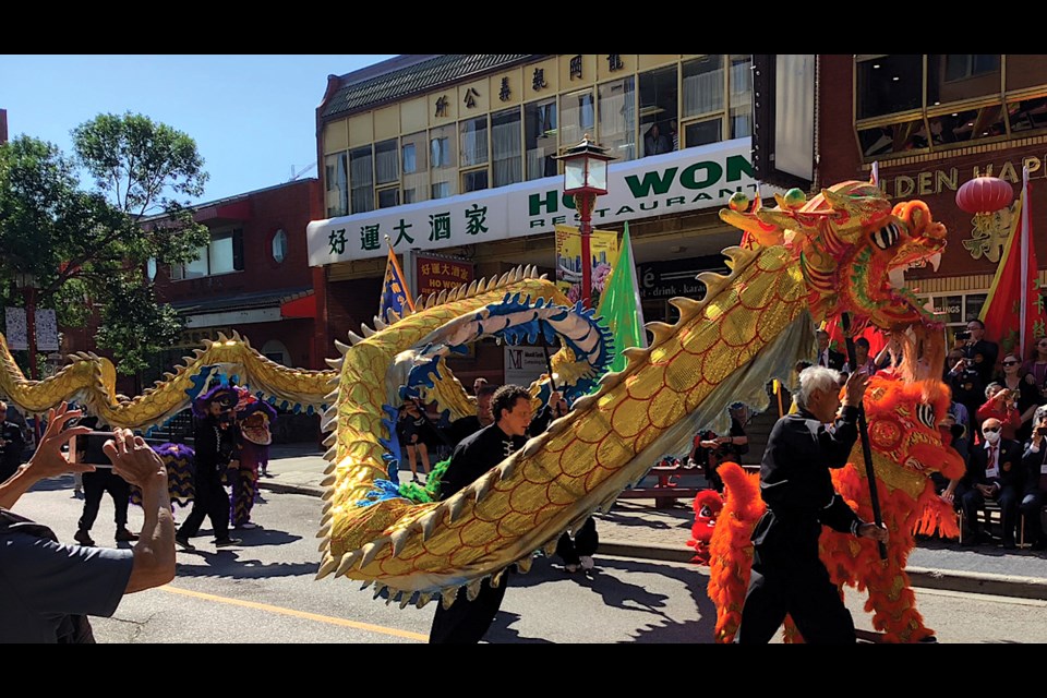 Honan Shaolin Association will be performing traditional Dragon Dance at CrossIron Mills to celebrate Lunar New Year on Feb. 4.