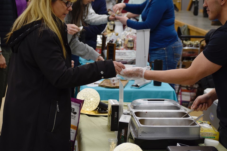 February Food Fest returned to the Crossfield Farmers Market on Feb. 24. Local vendors sold items and baked goods inside while bowlers competing in the Rutabaga Bowl outside. 