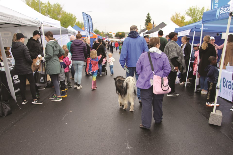 Airdronians flocked to airdrieFEST on Sept. 11 to peruse a selection of booths and entertainment in front of Airdrie City Hall on Main Street. 