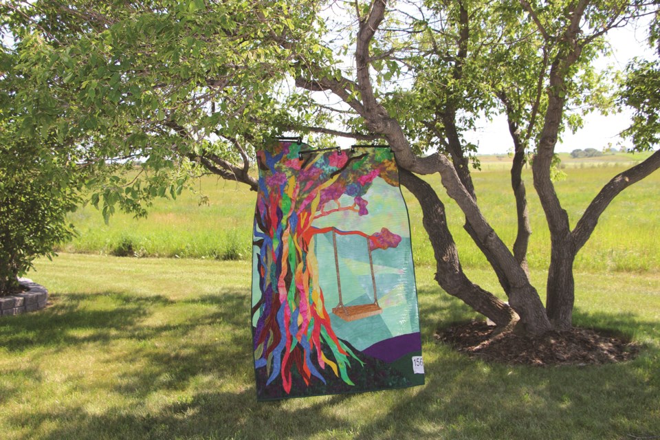 A selection of quilts were on display at Shelley Titley's acreage, just east of Airdrie on July 23 as part of the quilter's annual Quilt Walk. 