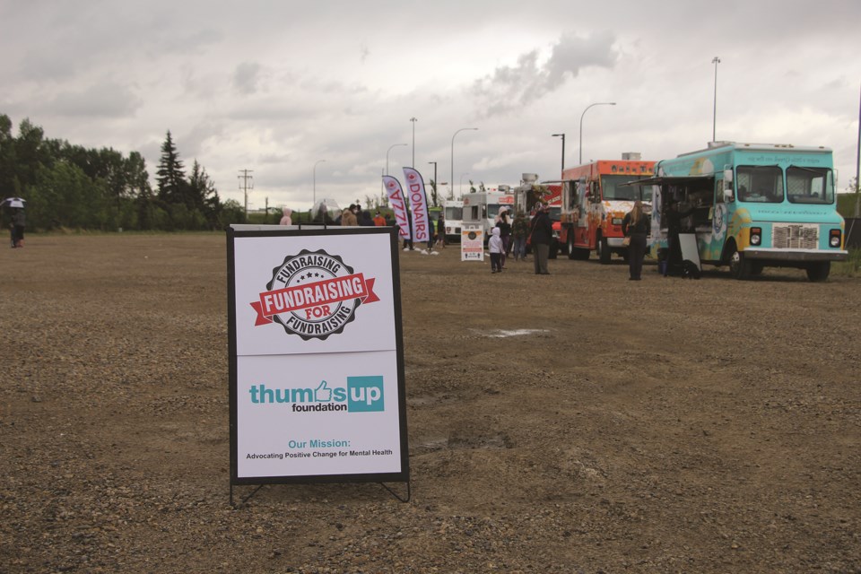 Several local food trucks partnered with the Thumbs Up Foundation for Food Truck Fever on June 4-5 in support of mental health initiatives.