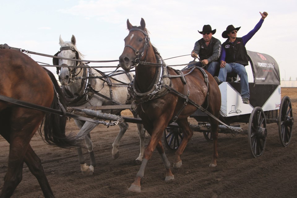 Century Downs Racetrack and Casino hosted the World Professional Chuckwagon Association (WPCA) finals on Aug. 24-28. 