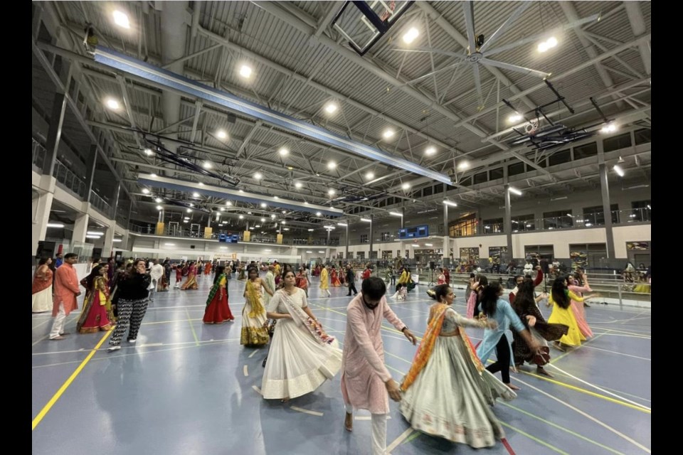Airdrie's East Indian community celebrated a traditional Garba Party at the Genesis Place Fieldhouse on Sept. 23.