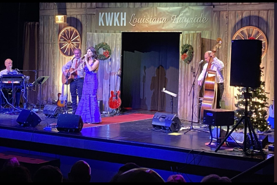 The Louisiana Hayride Show at Bert Church Live Theatre was a great romp through the classics of country and rock and roll, with a Christmas twist on Dec. 12.