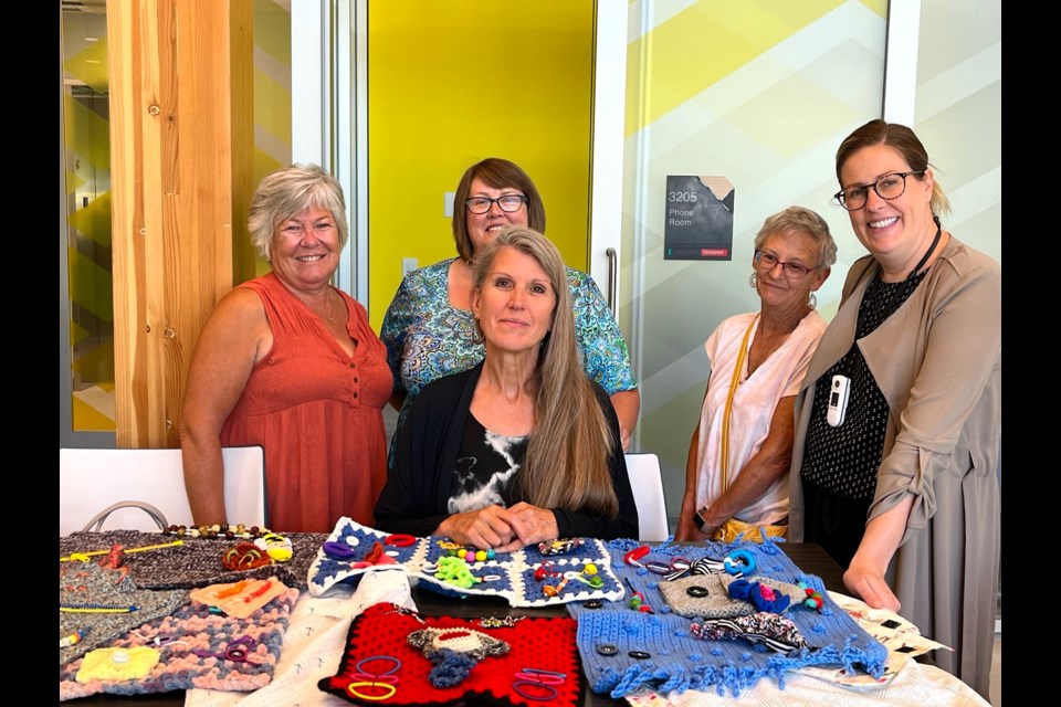 Airdrie Young At Heart provides "twiddles" to local seniors and kids in need of comfort and warmth, including Airdrie Community Links. (Pictured)
