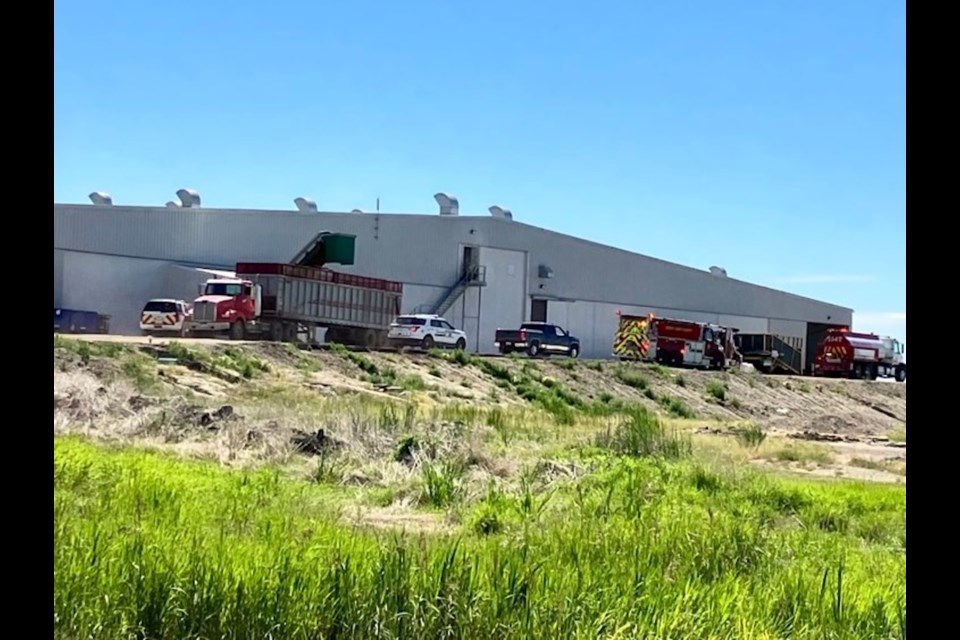 Rocky View County Fire Services responded to a fire at Highline Mushrooms in Crossfield on July 21.