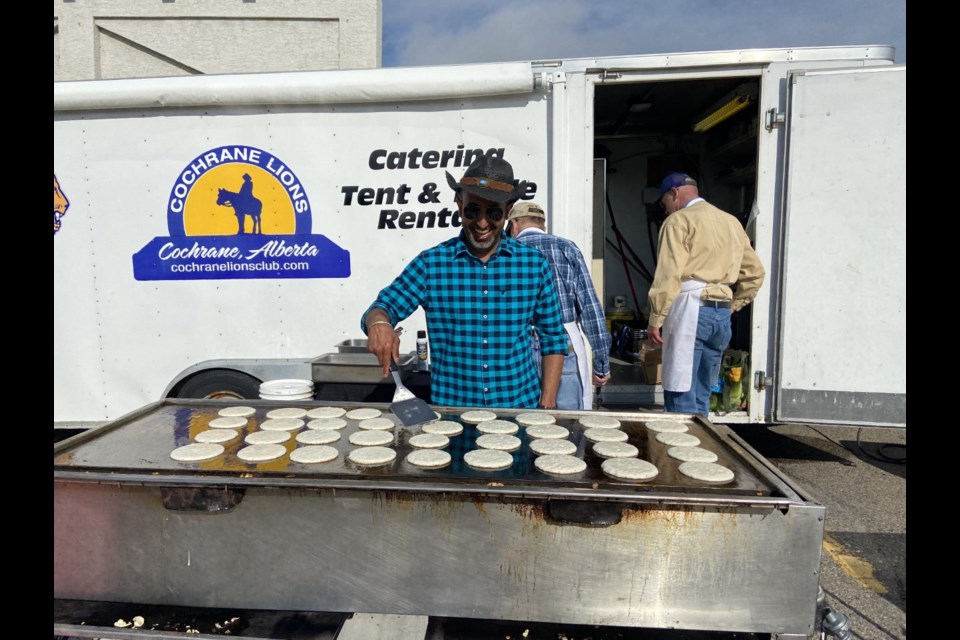 The BGC Cochrane and Area and Cochrane Lions hosted a pancake breakfast this morning to kick off the Calgary Stampede festivities.