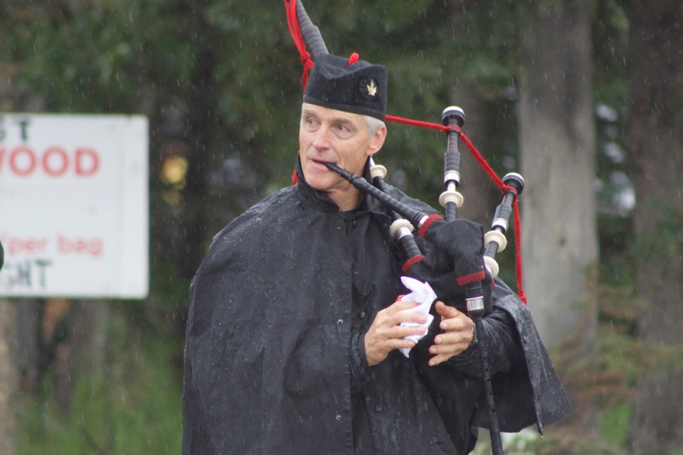 Despite heavy rain, a number of brave souls paraded through Bragg Creek the morning of July 20 to celebrate Bragg Creek Days.
Photo by Ben Sherick/Rocky View Publishing