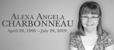 CHARBONNEAU, Alexa Angela - Obit DW