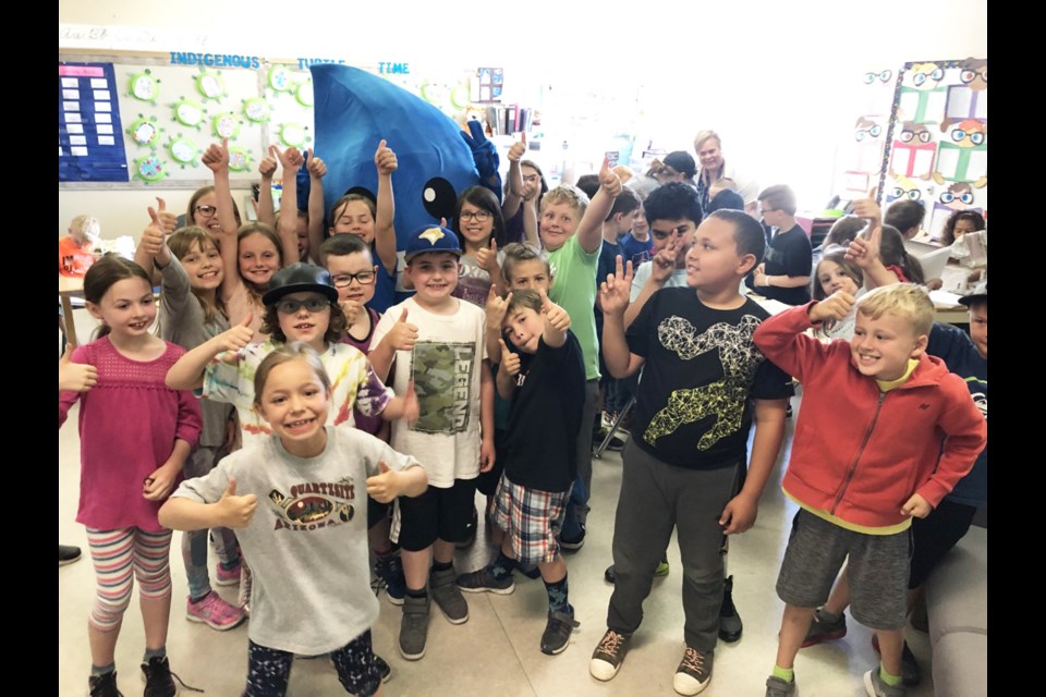 Ralph McCall School students in Grades 2 and 3 learn about water conservation through an interactive project in the classrooms of Nancy Cole and Michelle Bechthold. 
Photo submitted/For Rocky View Publishing