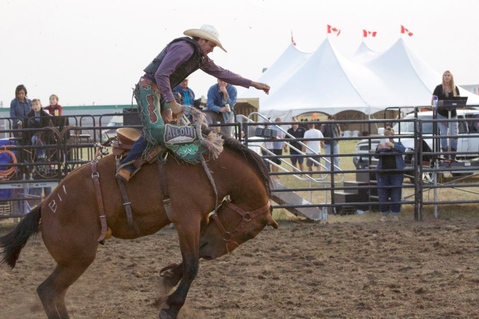 The Airdrie Oilmen’s Association will hold its Bikes and Bulls charity fundraiser July 26 to 28 at the Airdrie Airport. The event features a wide range of motorsport and rodeo-themed attractions, and funds raised will benefit North Rocky View Community Links, the Airdrie Food Bank and Airdrie and District Victims Assistance Society.
File Photo/Rocky View Publishing