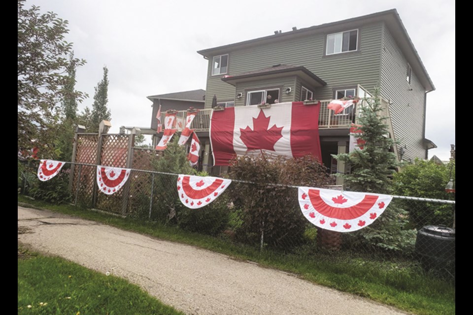 More than 100 households participated in Airdrie Parade Committee's Canada Day Home Decorating Contest July 1. Photo submitted/For Airdrie City View