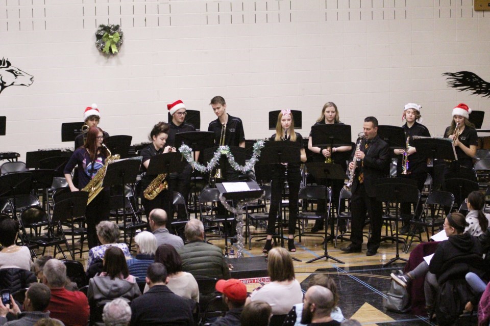 The George McDougall High School music program will host its first live concert in two years on Dec. 16.