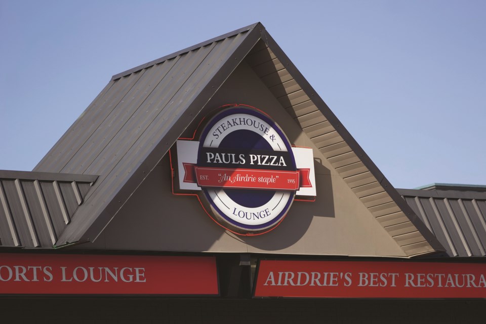 Pauls Pizza is adapting relatively well to the COVID-19 pandemic, with a heightened focus on delivery and takeout. Photo by Ben Sherick/Airdrie City View