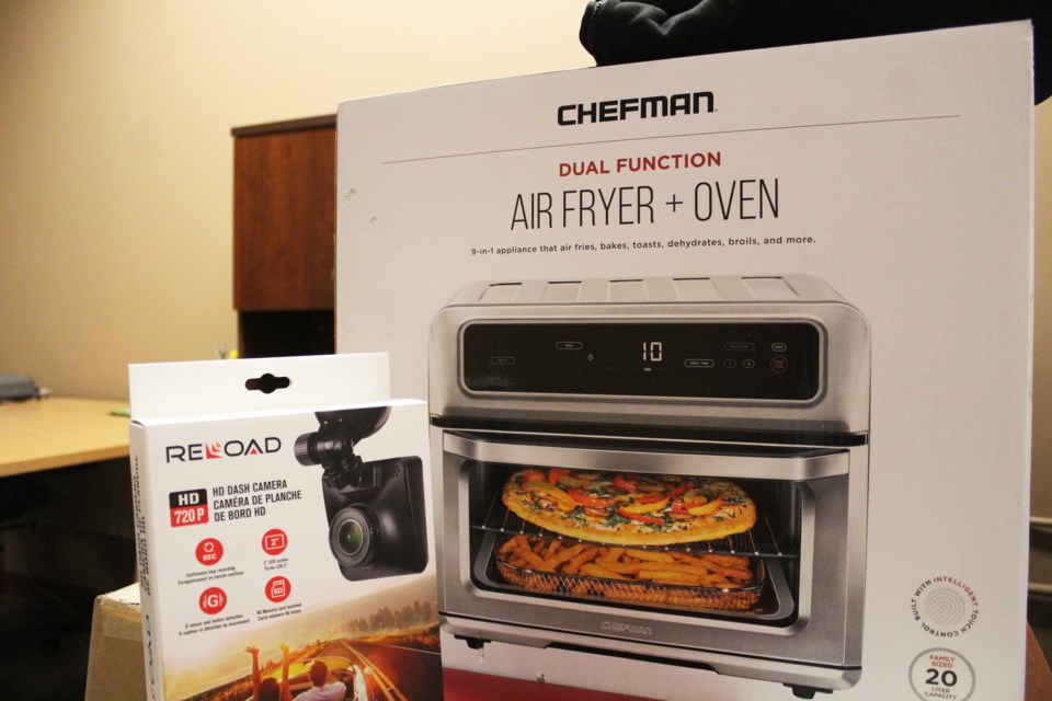 The Rotary Club of Airdrie's online auction boasts plenty of items up for grabs, including an air fryer, a high-definition dashboard camera, and much more.