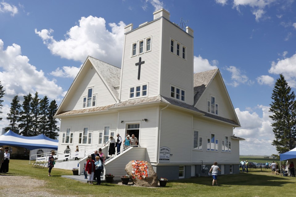 The Irricana United Church celebrated 100 years of the church June 16, 2019. 