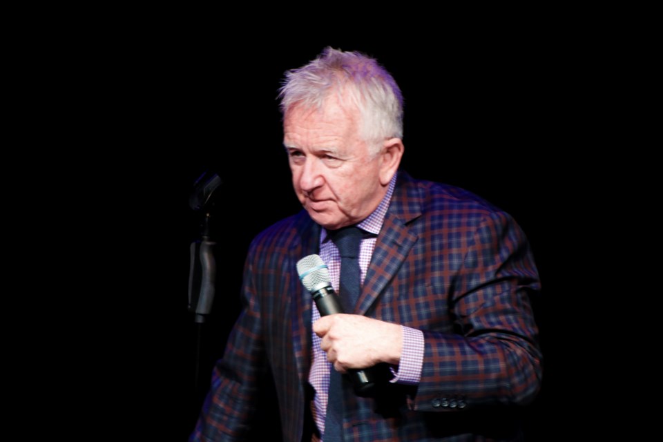 Canadian comedian Ron James has been touring Canada for more than 25 years. He brought his Full Throttle show to a sold-out Bert Church LIVE Theatre May 25.
Photo by Nathan Woolridge/Rocky View Publishing