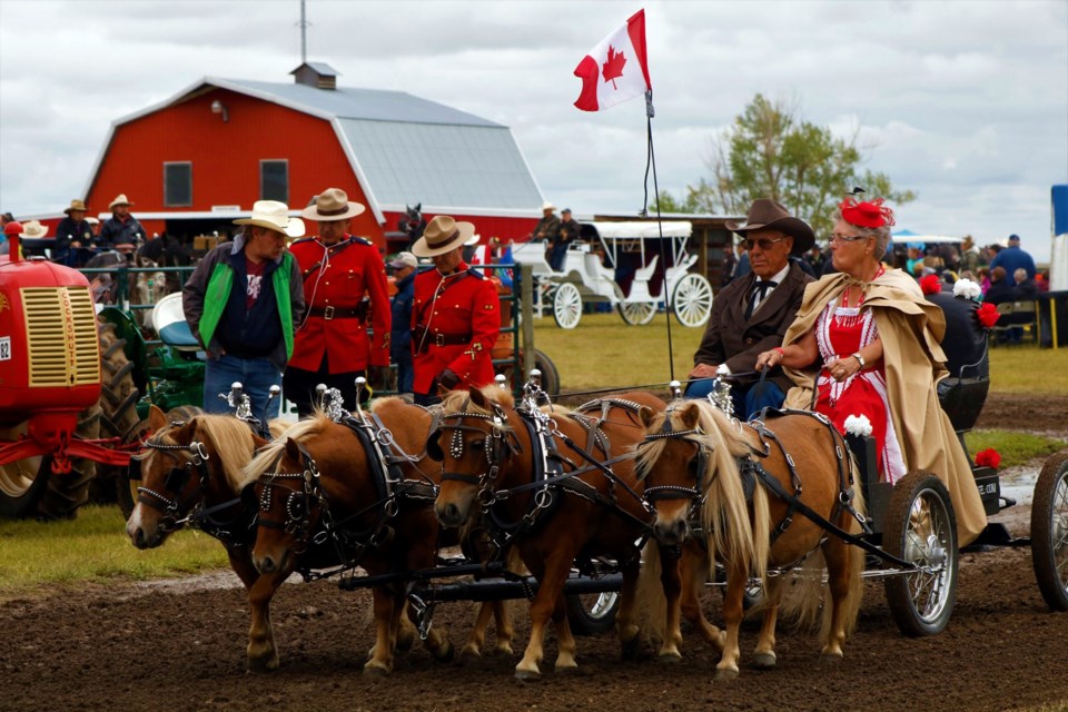 Pioneer Acres Museum, near Irricana, held its 50th Annual Show Aug. 9 to 11, with a variety of parades, classic vehicles, wagon rides, demonstrations and more.
Photo by Nathan Woolridge/Rocky View Publishing