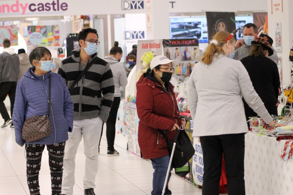 Balzac was abuzz with holiday shoppers on Dec. 4. On that date, both New Horizon Mall and Century Downs Racetrack and Casino hosted day-long Christmas markets, where Airdrie and Rocky View County residents could peruse a variety of home-made goods.