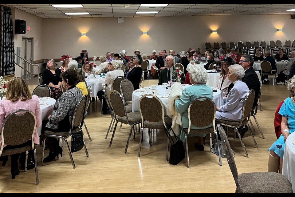 The Beiseker Community Centre hosted a formal tea and gathering on Oct. 30 to celebrate the life of Queen Elizabeth II, who passed away in early September.