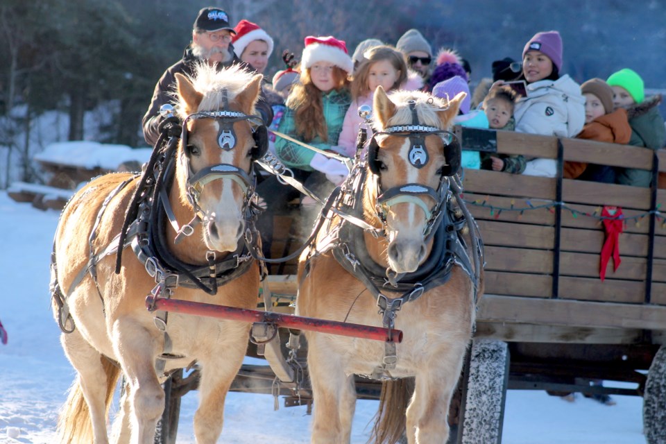 Spirit of Christmas featured an outdoor market, horse-drawn sleigh rides, public skating, a children's market, scavenger hunt, and free hot chocolate.