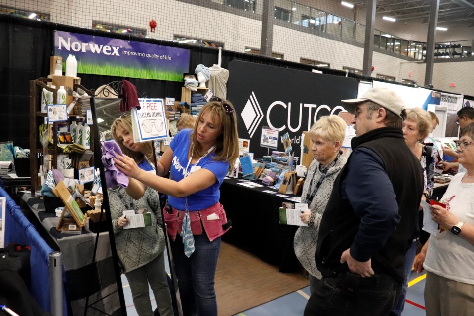 Vendors showed off their wares and services to attendees at the 2023 Airdrie Home and Lifestyle Show, hosted April 29 at Genesis Place Recreation Centre.