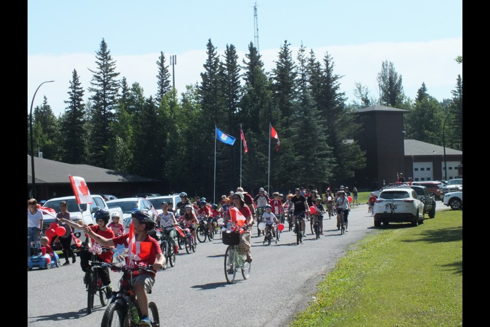 Redwood Meadows hosted its annual Canada Day Bike Parade on July 1, followed by an afternoon of community-focused fun activities.