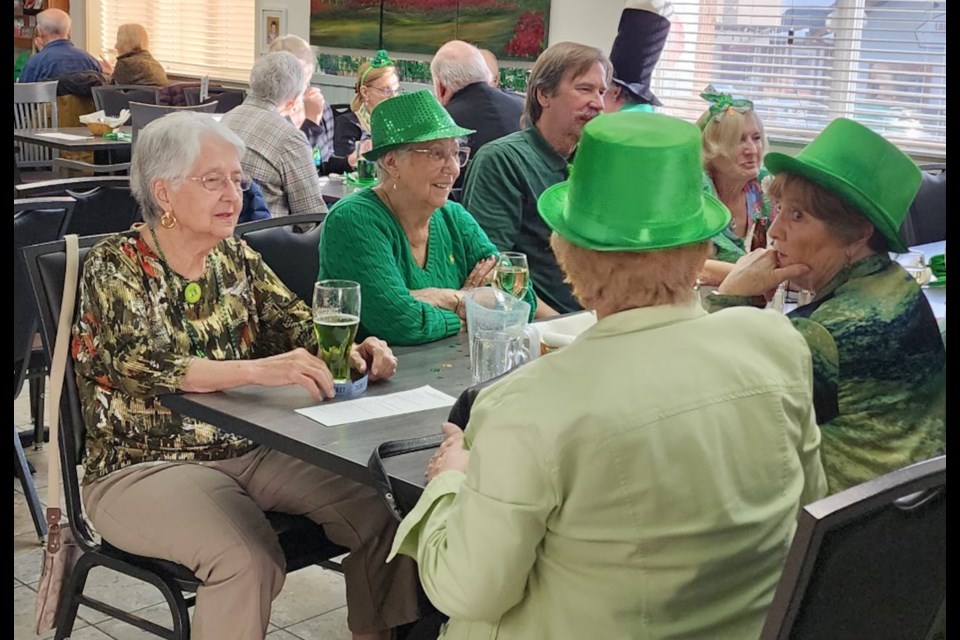 The spirit of St. Patrick, the Irish patron saint, was on full display at the Cochrane Legion on March 17. The St. Patrick's Day festivities included live music from 'May Contain Alcohol,' over 100 servings of a special Irish stew, and plenty of merriment. 