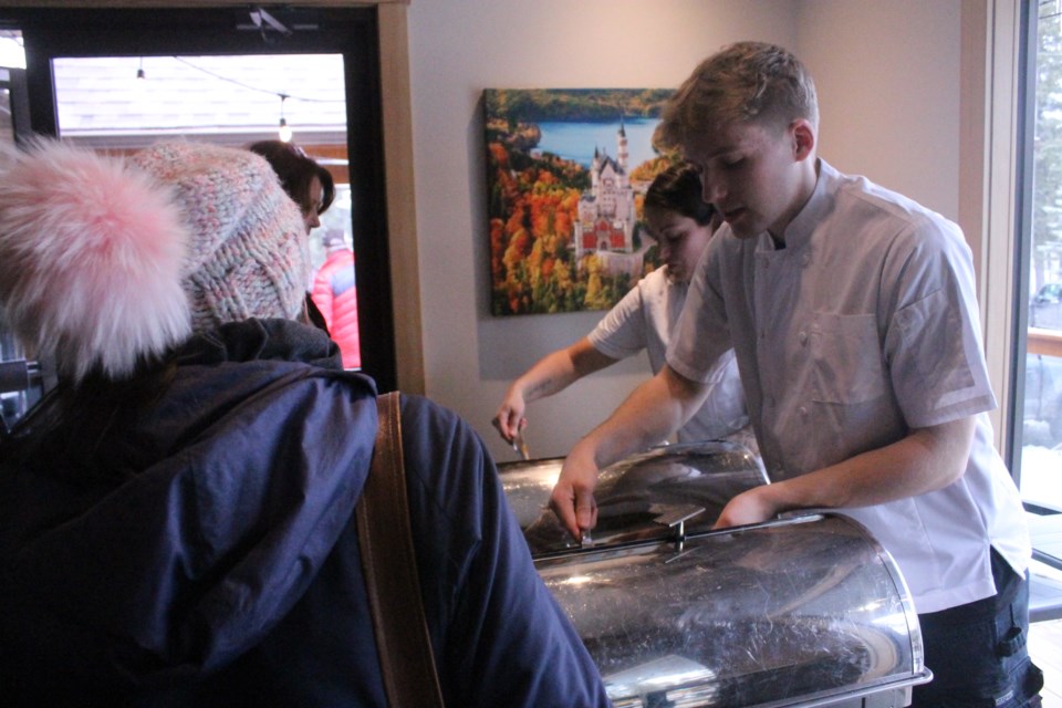 Bragg Creek was bustling on April 21, as hundreds of hungry visitors descended upon the hamlet for the annual 'Taste of Bragg Creek' event. 