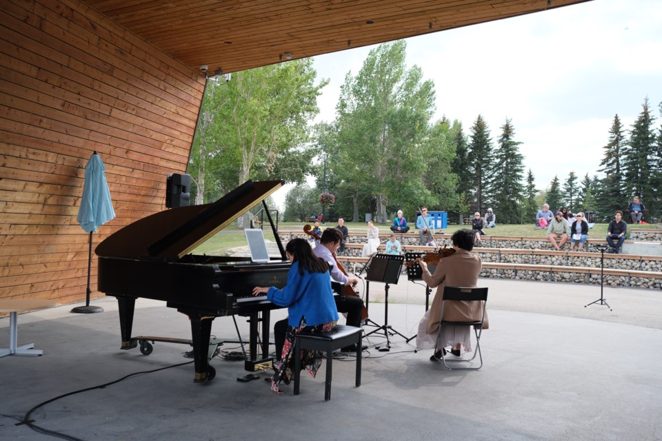 The second annual Windwood Music Festival is officially up and running Airdrie, after a formal opening concert was held at the amphitheatre in Nose Creek Regional Park on Aug. 20. The open-air classical concerts will continue daily until Aug. 26 in parks and public venues throughout the city.