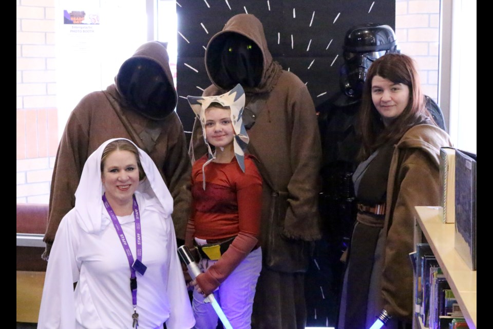 Airdrie Public Library looked like it was in 'a galaxy far, far away' Oct. 5, when the library hosted its annual Star Wars Reads Day. 
Photo Submitted/For Rocky View Publishing