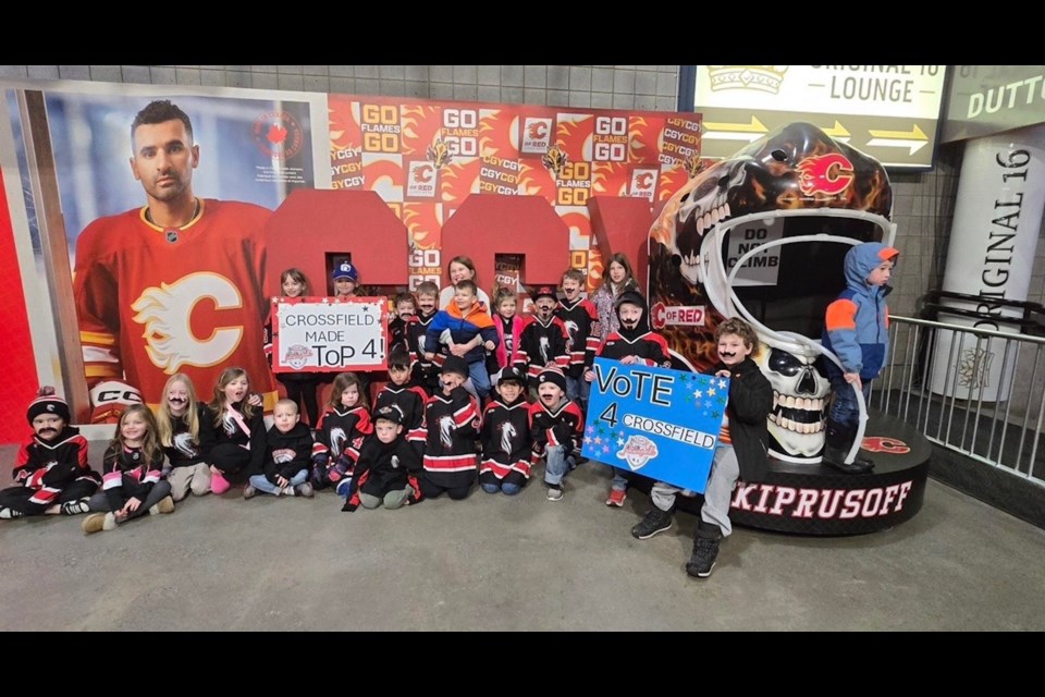 The Town of Crossfield was announced as one of the top four finalists for 2025 Kraft Hockeyville on Mar. 15. 