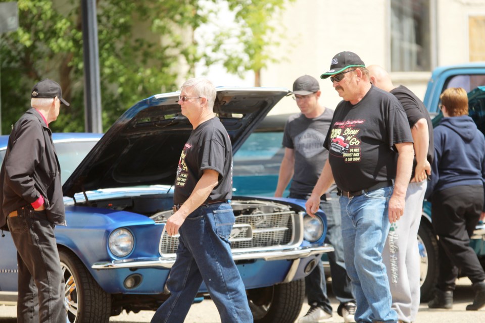 In lieu of holding a Canada Day celebration this year, the Town of Irricana hosted the inaugural Irricana Day July 6. Festivities included a show and shine on Main Street, a dog agility demonstration and a host of activities for kids.
Photo by Scott Strasser/Rocky View Publishing