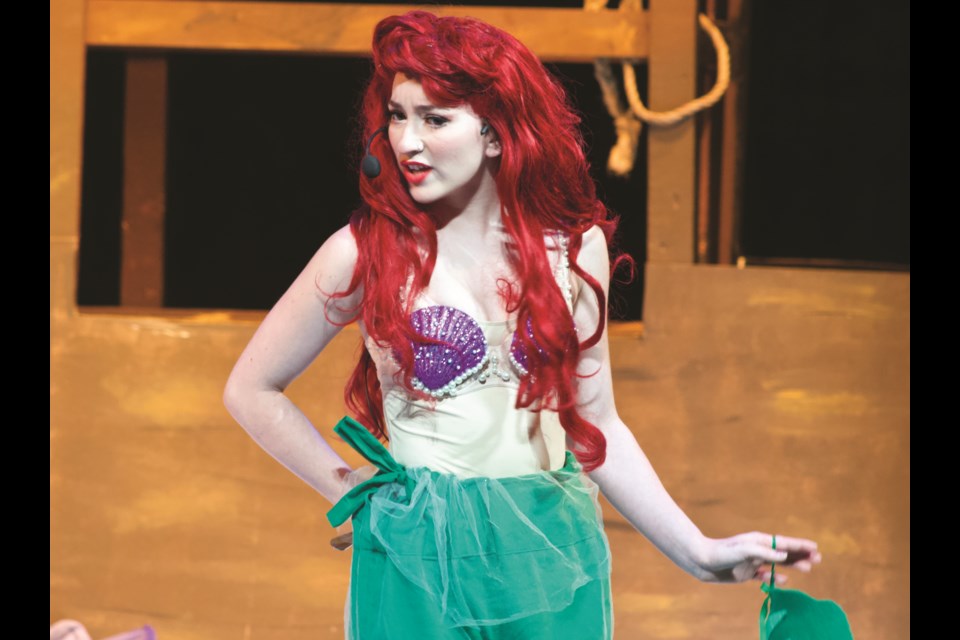 Bert Church High School took audiences under the sea Dec. 5 to 7 with its production of Disney's The Little Mermaid. Angelina Scott starred as Ariel during a Dec. 7 matinee of the show.
Photo by Ben Sherick/Rocky View Publishing
