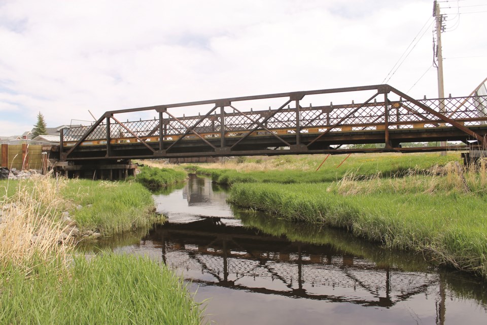 Airdrie City council voted June 1 to approve a roughly $102,000 budget amendment for the restoration of the 1928 Nose Creek Bridge to the Elevators. Photo by Scott Strasser/Airdrie City View