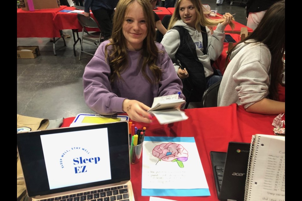 Cochrane High School's Grade 9 class showed off their cross-curricular capstone projects on April 20.