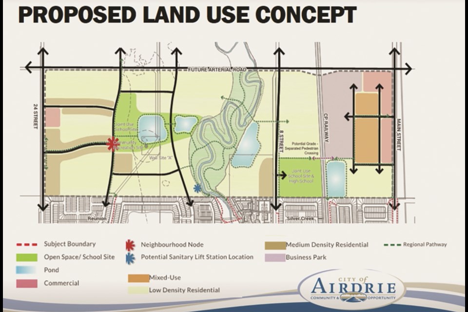 Three new neighbourhoods are planned for Airdrie's northwest quadrant, as part of the Davy Creek Community Area Structure Plan. Photo: City of Airdrie