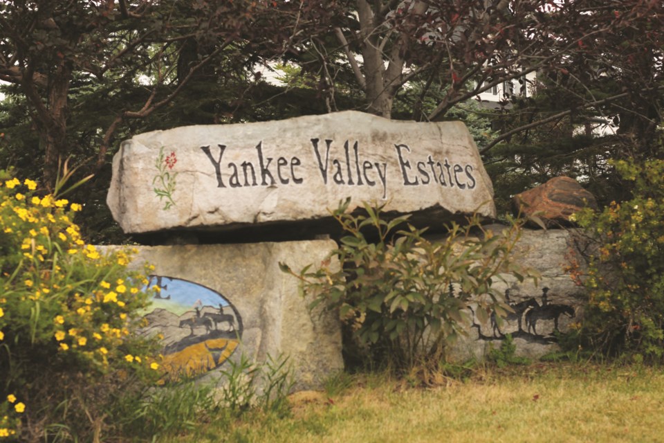 Residents of Yankee Valley Estates say they're opposed to the East Points Community Area Structure Plan for several reasons, including plans to industrialize the area. Photo by Scott Strasser/Airdrie City View.