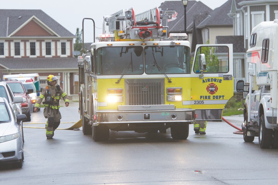 Airdrie's fire chief is supportive of including firefighters under phase 1A of Alberta's vaccine rollout. File photo/Airdrie City View.